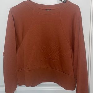 Nike cropped length sweatshirt